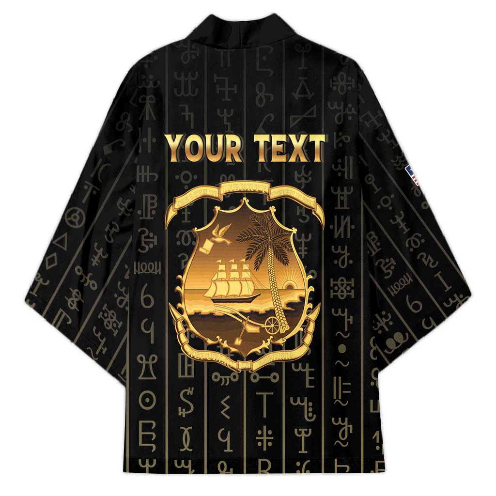Personalized Liberia Vai Syllabary Vertical Pattern Kimono