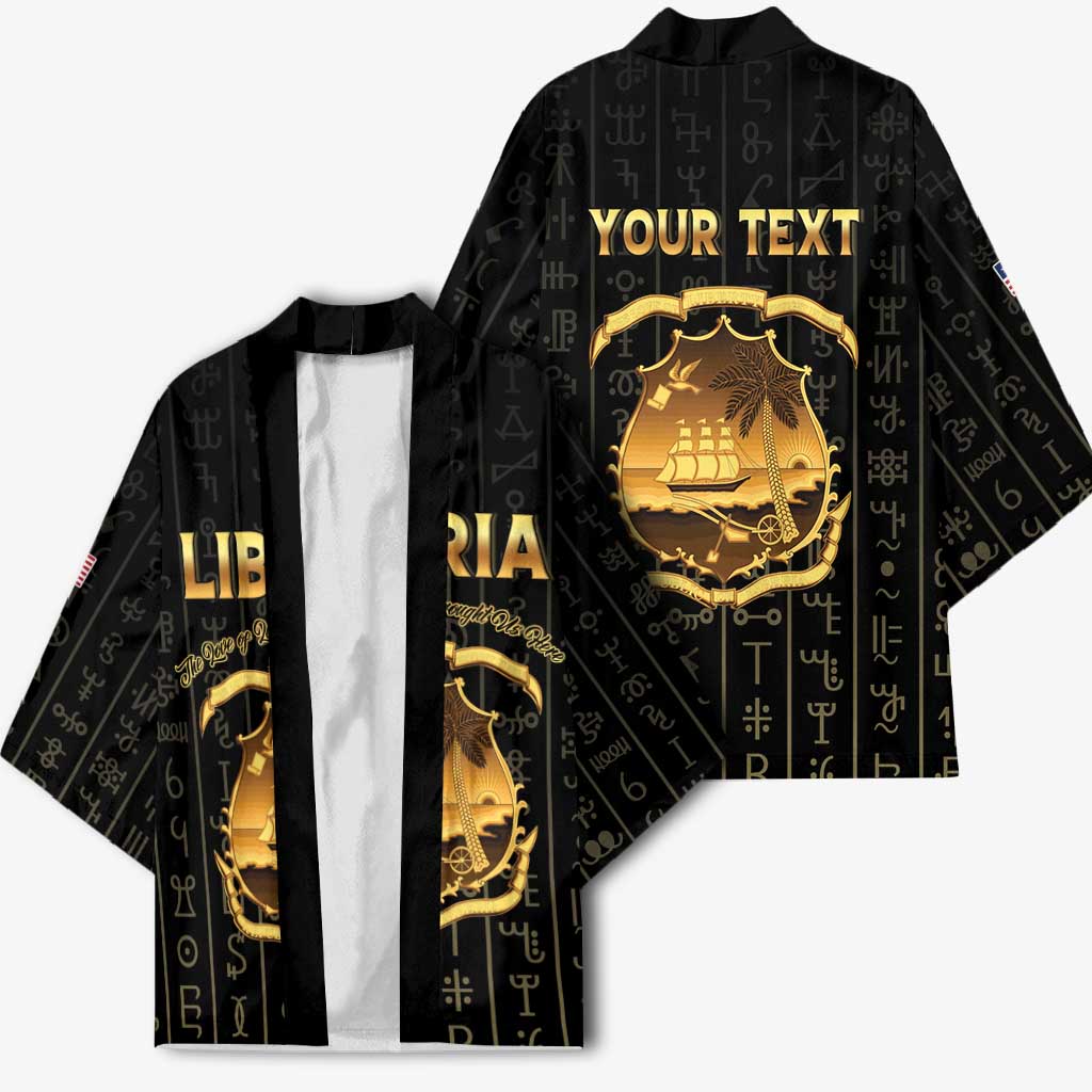 Personalized Liberia Vai Syllabary Vertical Pattern Kimono