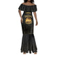 Personalized Liberia Mermaid Dress Vai Syllabary Pattern - African Pride