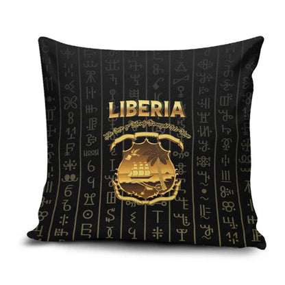 Liberia Vai Syllabary Vertical Pattern Pillow Cover