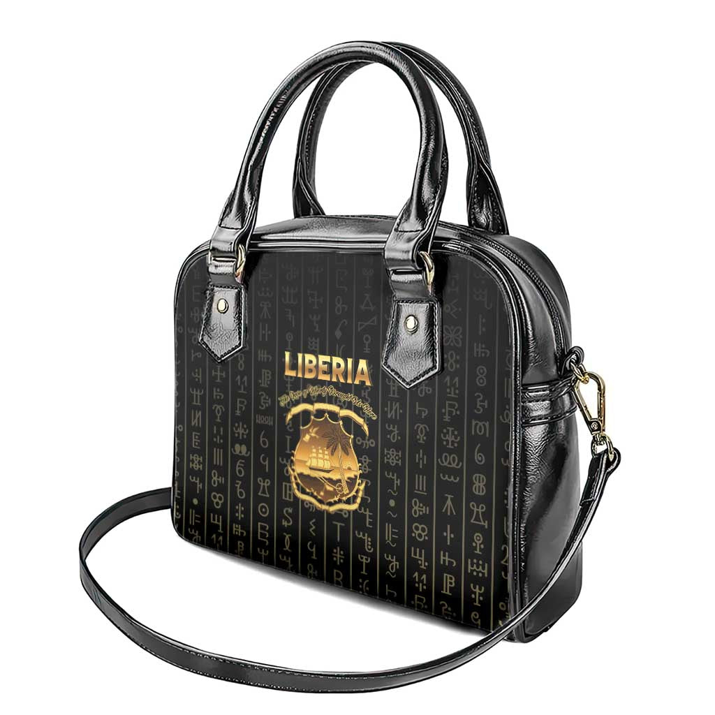 Liberia Shoulder Handbag Vai Syllabary Pattern - African Pride