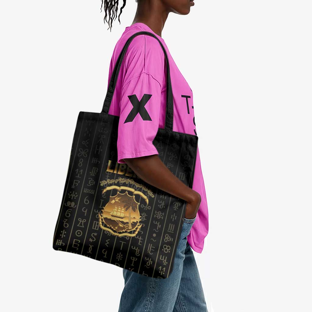 Liberia Vai Syllabary Vertical Pattern Tote Bag