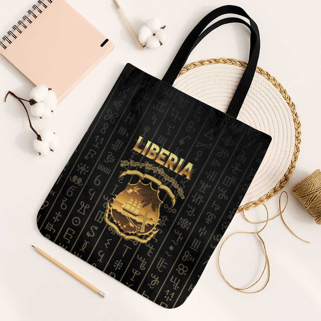 Liberia Vai Syllabary Vertical Pattern Tote Bag
