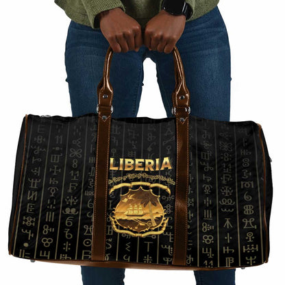 Liberia Vai Syllabary Vertical Pattern Travel Bag