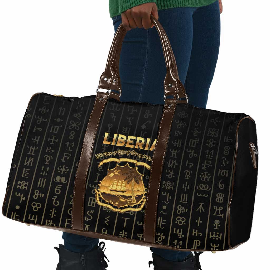 Liberia Vai Syllabary Vertical Pattern Travel Bag