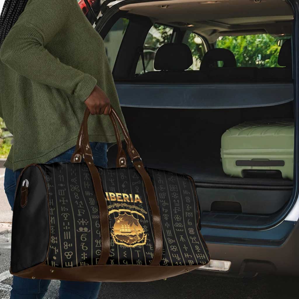 Liberia Vai Syllabary Vertical Pattern Travel Bag