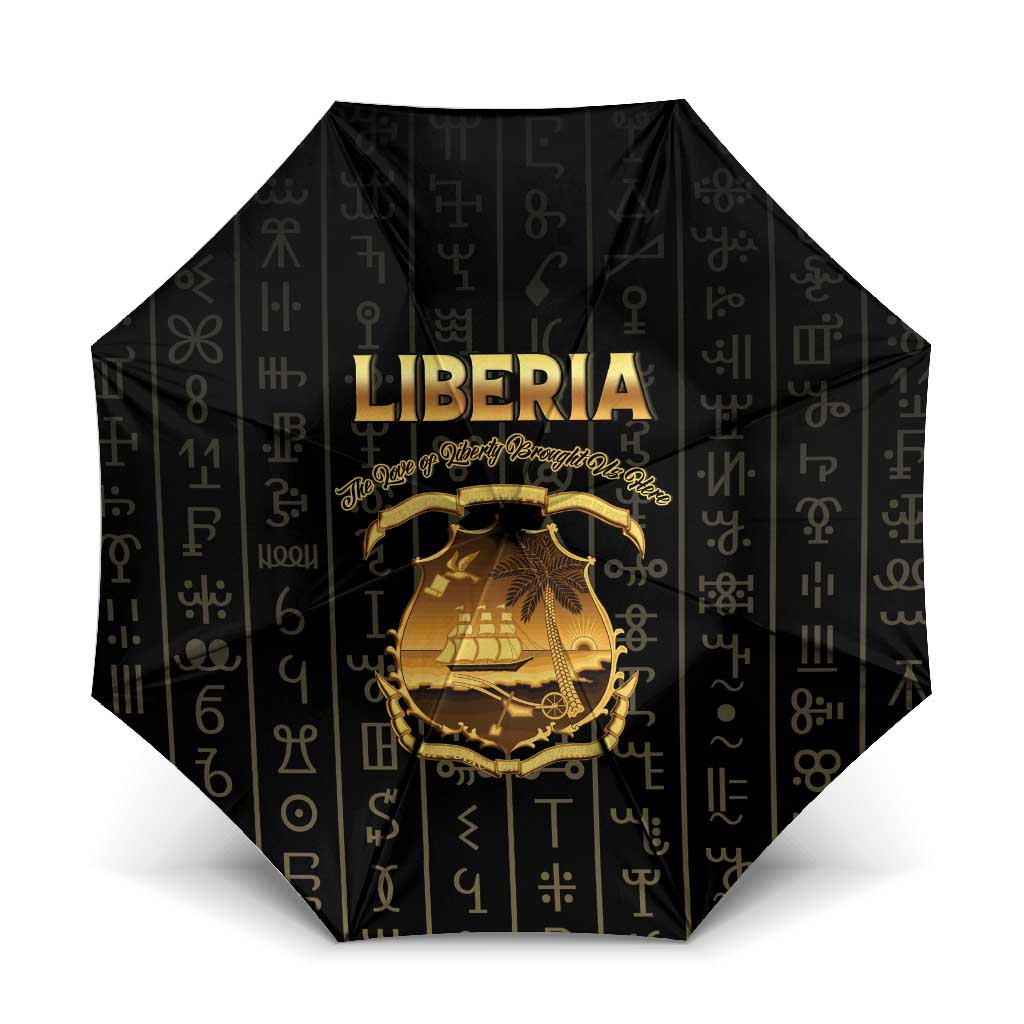 Liberia Vai Syllabary Vertical Pattern Umbrella