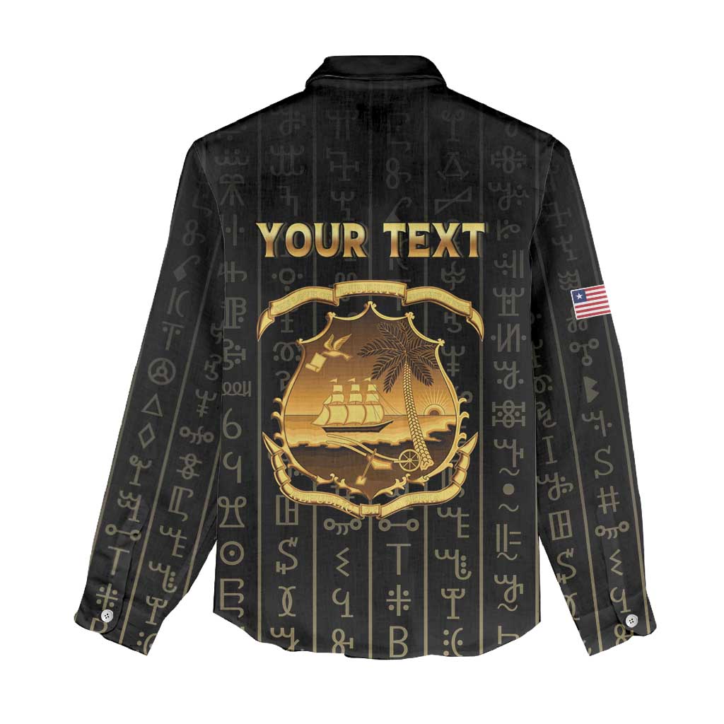 Personalized Liberia Women Casual Shirt Vai Syllabary Pattern - African Pride