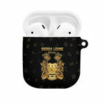 Sierra Leone Vai Syllabary Heritage AirPods Case National Emblem Golden Style