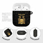 Sierra Leone Vai Syllabary Heritage AirPods Case National Emblem Golden Style
