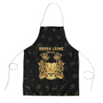 Sierra Leone Vai Syllabary Heritage Apron National Emblem Golden Style