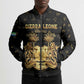 Personalized Sierra Leone Vai Syllabary Heritage Bomber Puffer Jacket National Emblem Golden Style