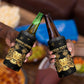 Personalized Sierra Leone National Emblem Golden 4 in 1 Can Cooler Tumbler Vai Syllabary Heritage - African Pride