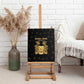 Sierra Leone National Emblem Golden Canvas Wall Art Vai Syllabary Heritage - African Pride