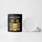 Personalized Sierra Leone Vai Syllabary Heritage Ceramic Mug National Emblem Golden Style