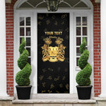 Personalized Sierra Leone Vai Syllabary Heritage Door Cover National Emblem Golden Style