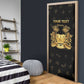 Personalized Sierra Leone Vai Syllabary Heritage Door Cover National Emblem Golden Style