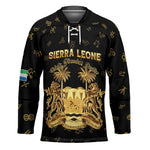 Personalized Sierra Leone Vai Syllabary Heritage Hockey Jersey National Emblem Golden Style