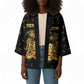 Personalized Sierra Leone Vai Syllabary Heritage Kimono National Emblem Golden Style