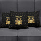 Sierra Leone Vai Syllabary Heritage Pillow Cover National Emblem Golden Style