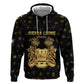 Personalized Sierra Leone National Emblem Golden Zip Hoodie Vai Syllabary Heritage - African Pride