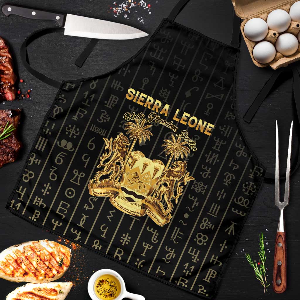 Sierra Leone Vai Syllabary Vertical Pattern Apron