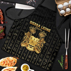Sierra Leone Vai Syllabary Vertical Pattern Apron