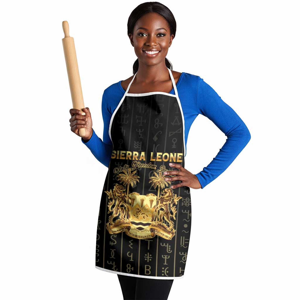 Sierra Leone Vai Syllabary Vertical Pattern Apron
