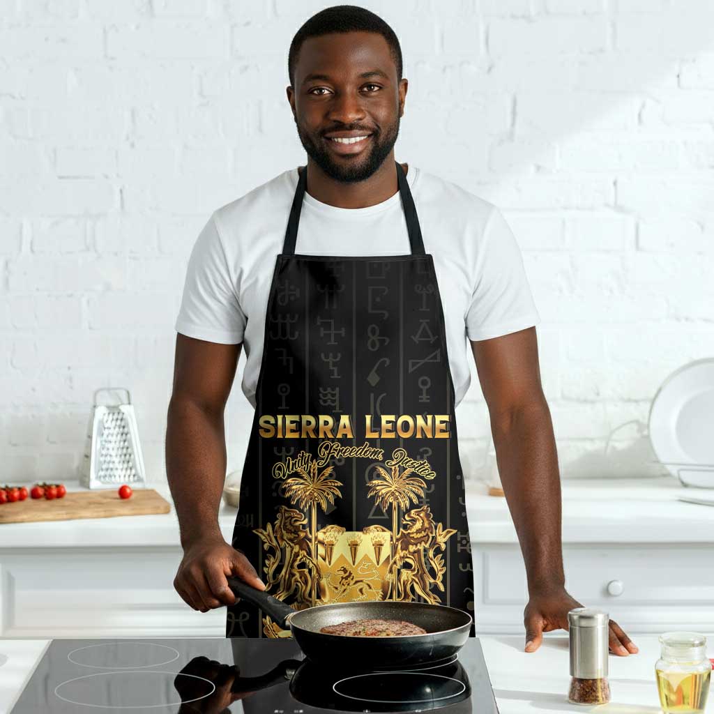 Sierra Leone Vai Syllabary Vertical Pattern Apron