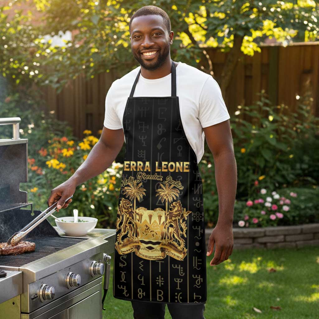 Sierra Leone Vai Syllabary Vertical Pattern Apron