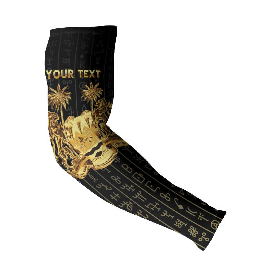 Personalized Sierra Leone Vai Syllabary Vertical Pattern Arm Sleeves