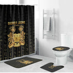 Sierra Leone Vai Syllabary Vertical Pattern Bathroom Set