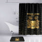 Sierra Leone Vai Syllabary Vertical Pattern Bathroom Set