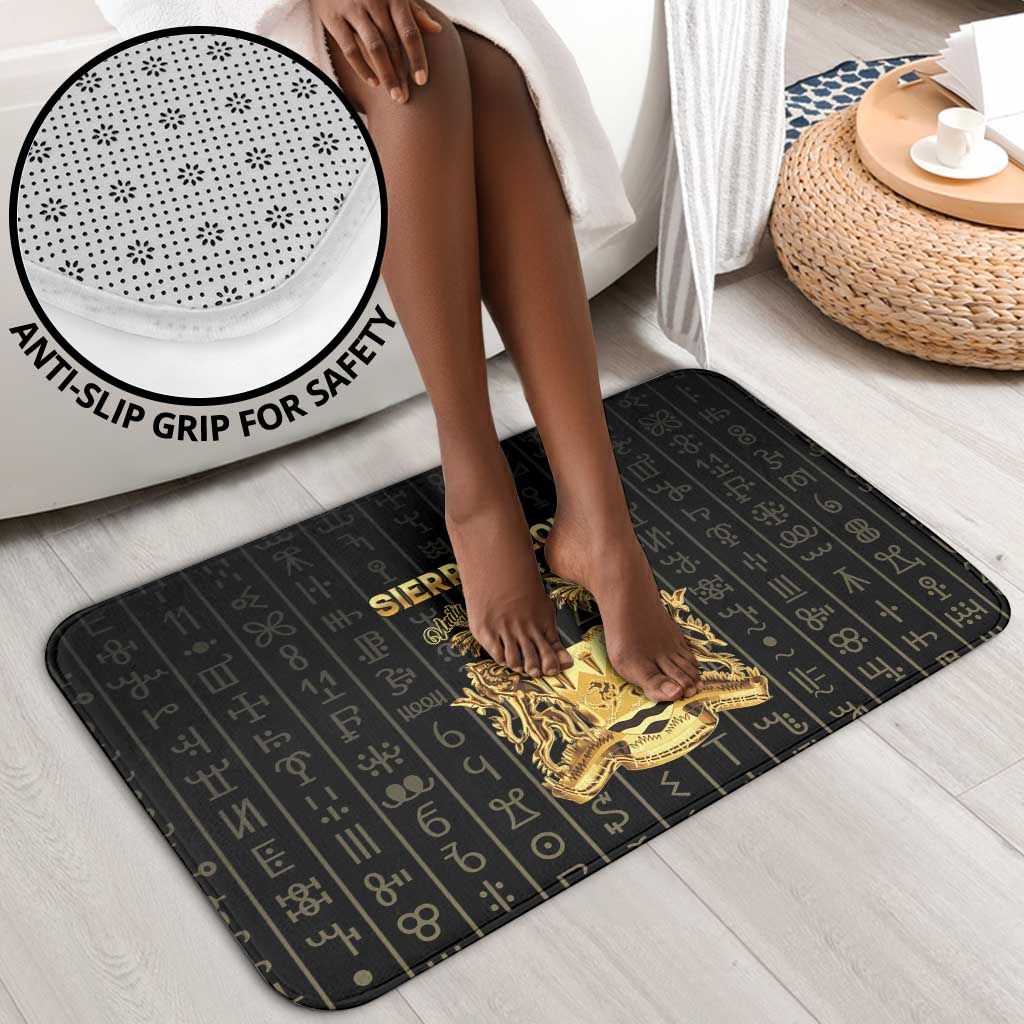 Sierra Leone Vai Syllabary Vertical Pattern Bathroom Set