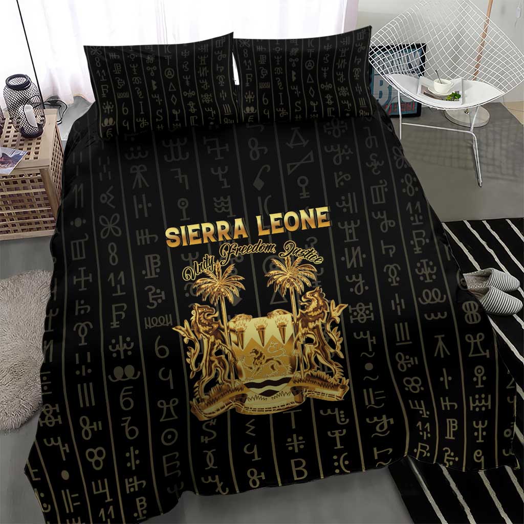 Sierra Leone Bedding Set Vai Syllabary Pattern - African Pride