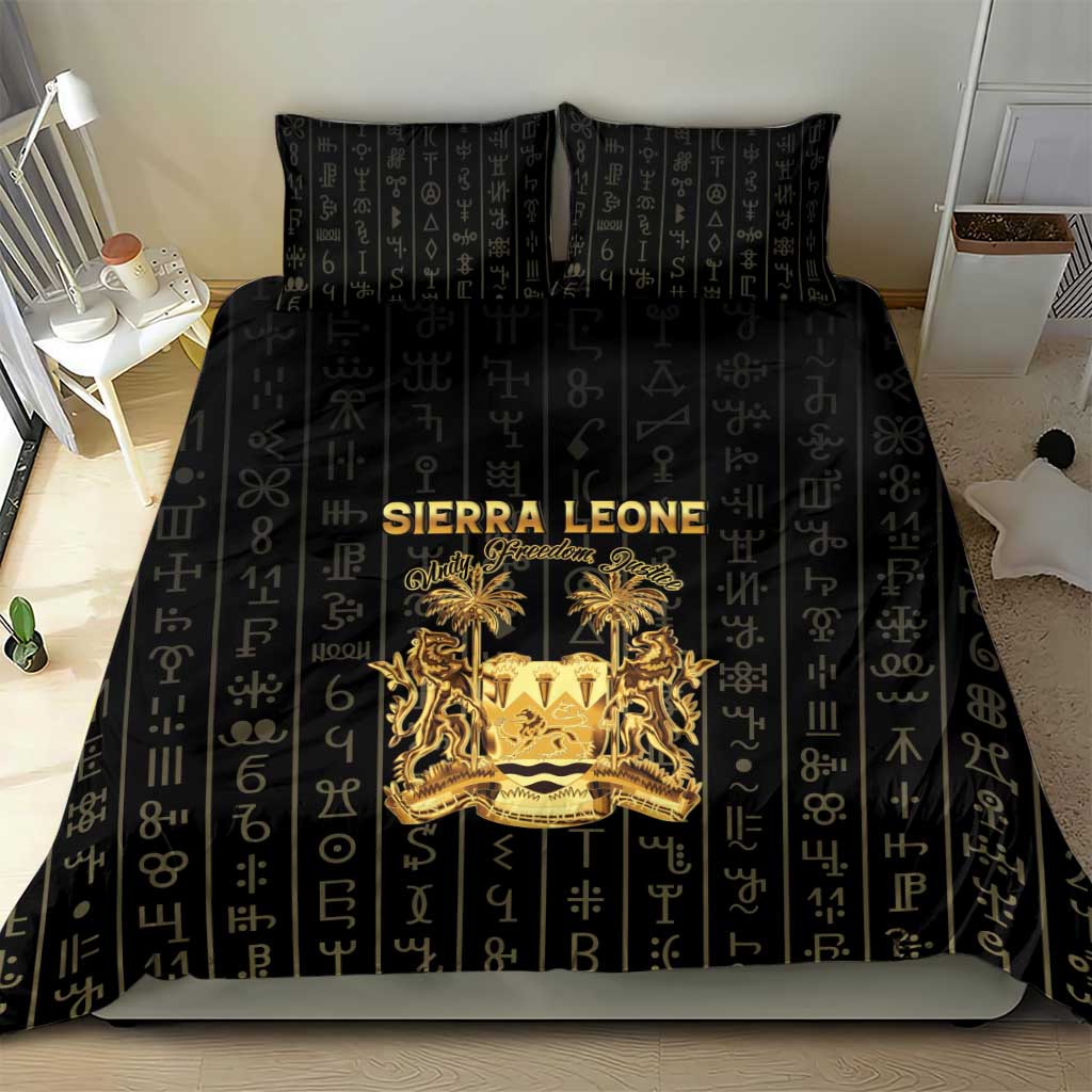 Sierra Leone Bedding Set Vai Syllabary Pattern - African Pride