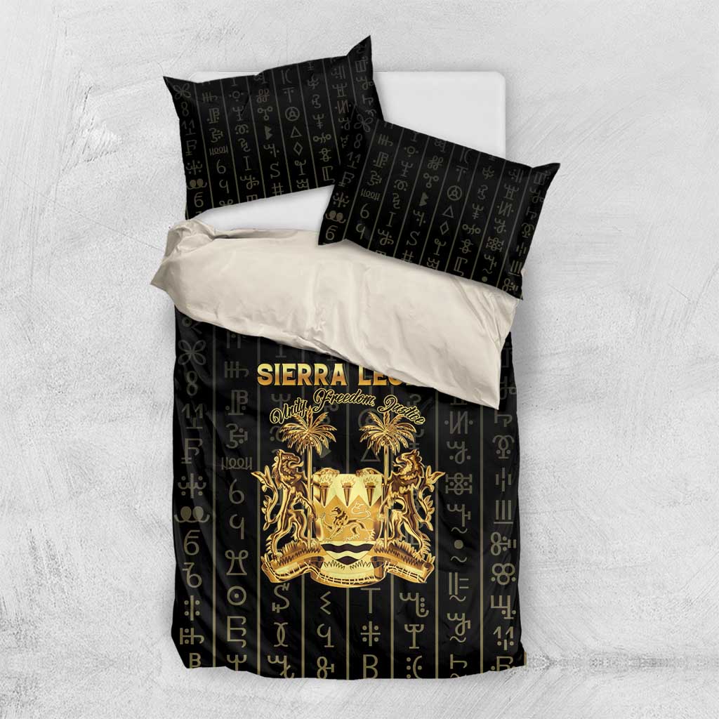 Sierra Leone Bedding Set Vai Syllabary Pattern - African Pride