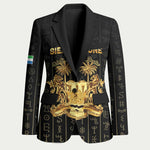 Personalized Sierra Leone Vai Syllabary Vertical Pattern Blazer