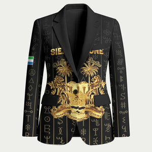 Personalized Sierra Leone Vai Syllabary Vertical Pattern Blazer