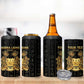 Personalized Sierra Leone 4 in 1 Can Cooler Tumbler Vai Syllabary Pattern - African Pride