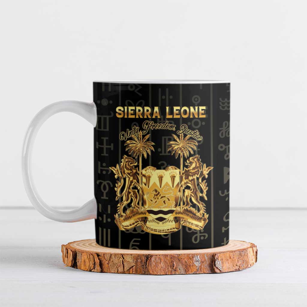 Personalized Sierra Leone Vai Syllabary Vertical Pattern Ceramic Mug