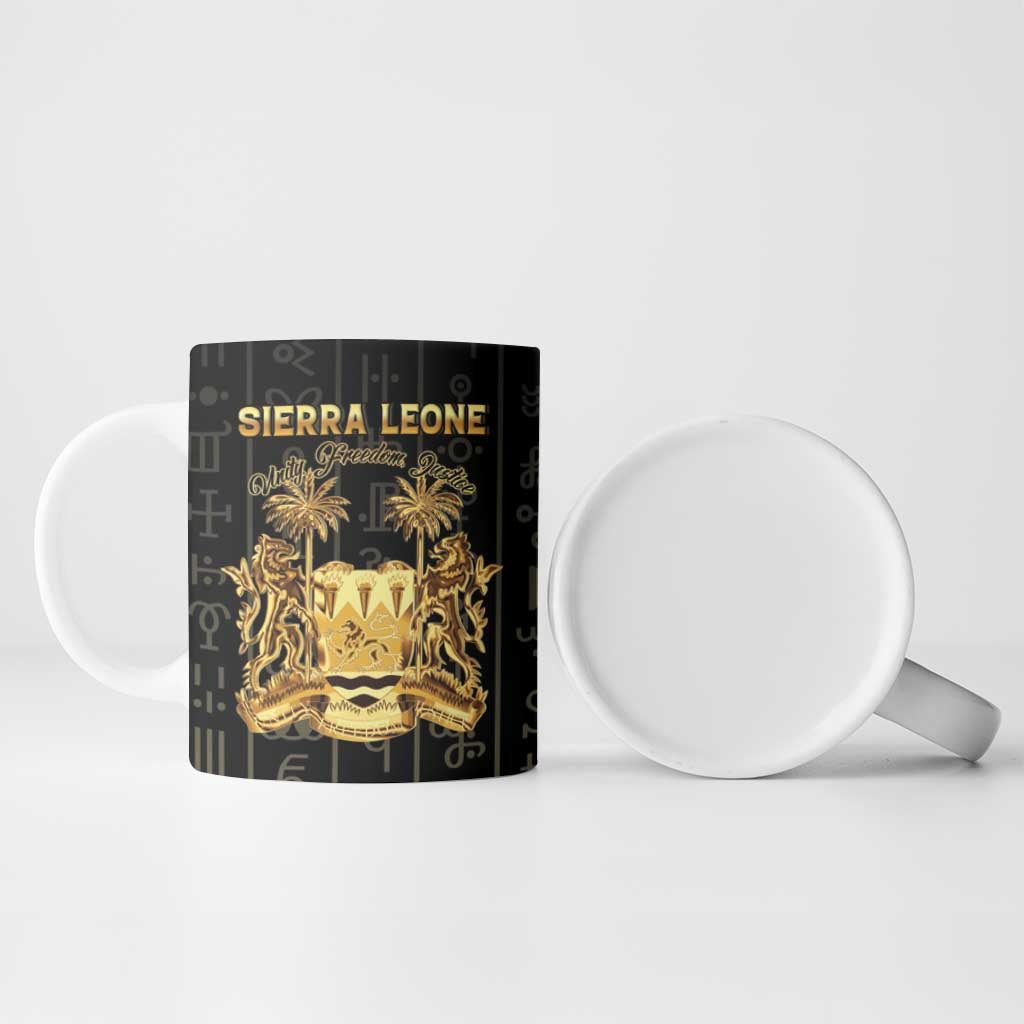 Personalized Sierra Leone Vai Syllabary Vertical Pattern Ceramic Mug