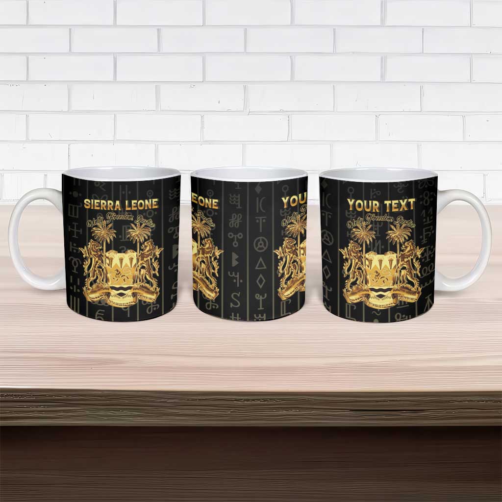 Personalized Sierra Leone Vai Syllabary Vertical Pattern Ceramic Mug