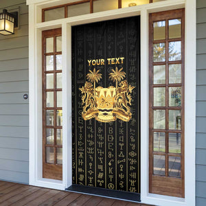 Personalized Sierra Leone Vai Syllabary Vertical Pattern Door Cover