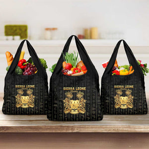 Sierra Leone Grocery Bag Vai Syllabary Pattern - African Pride