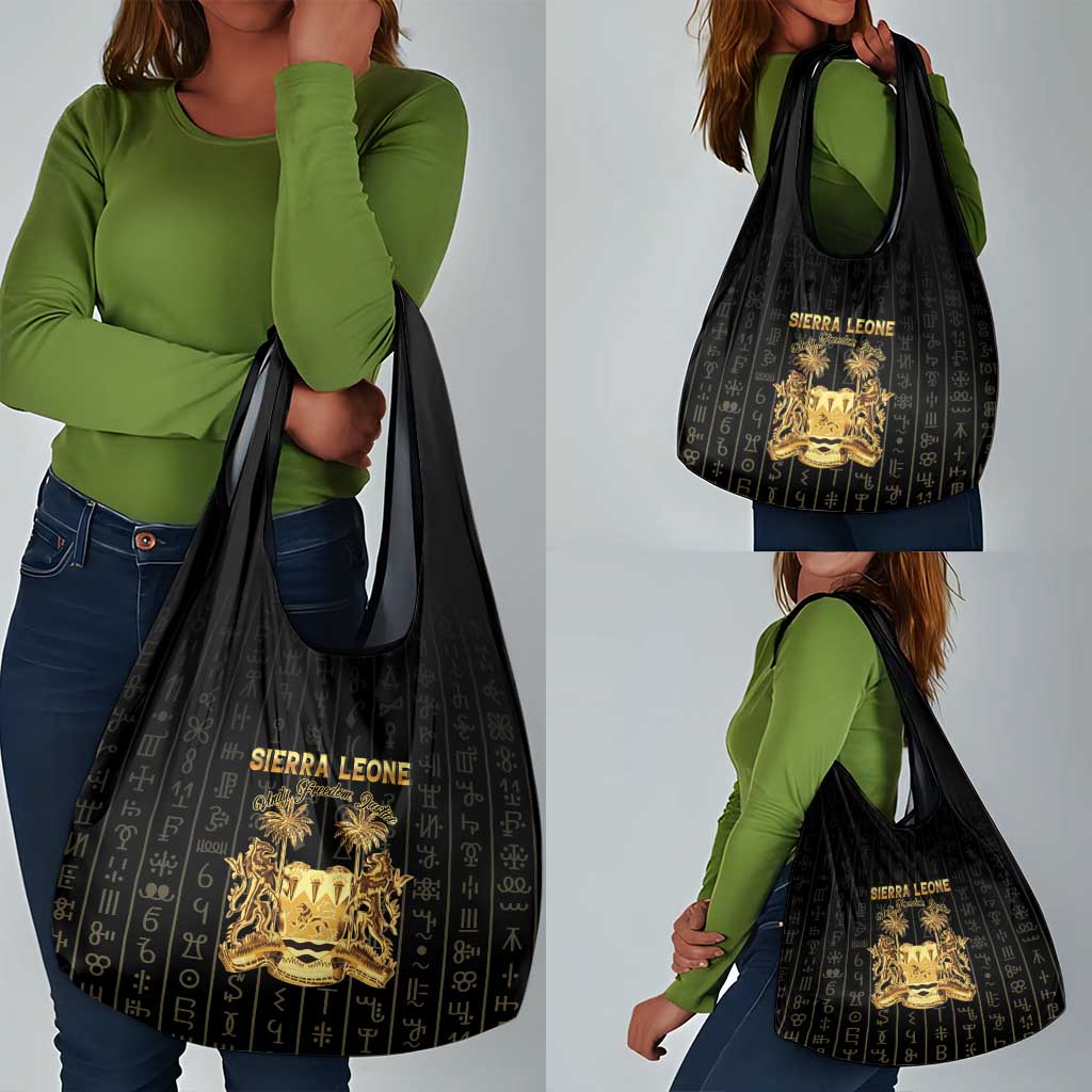 Sierra Leone Grocery Bag Vai Syllabary Pattern - African Pride