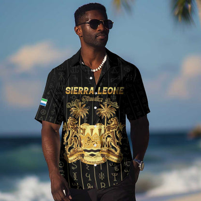 Personalized Sierra Leone Hawaiian Shirt Vai Syllabary Pattern - African Pride
