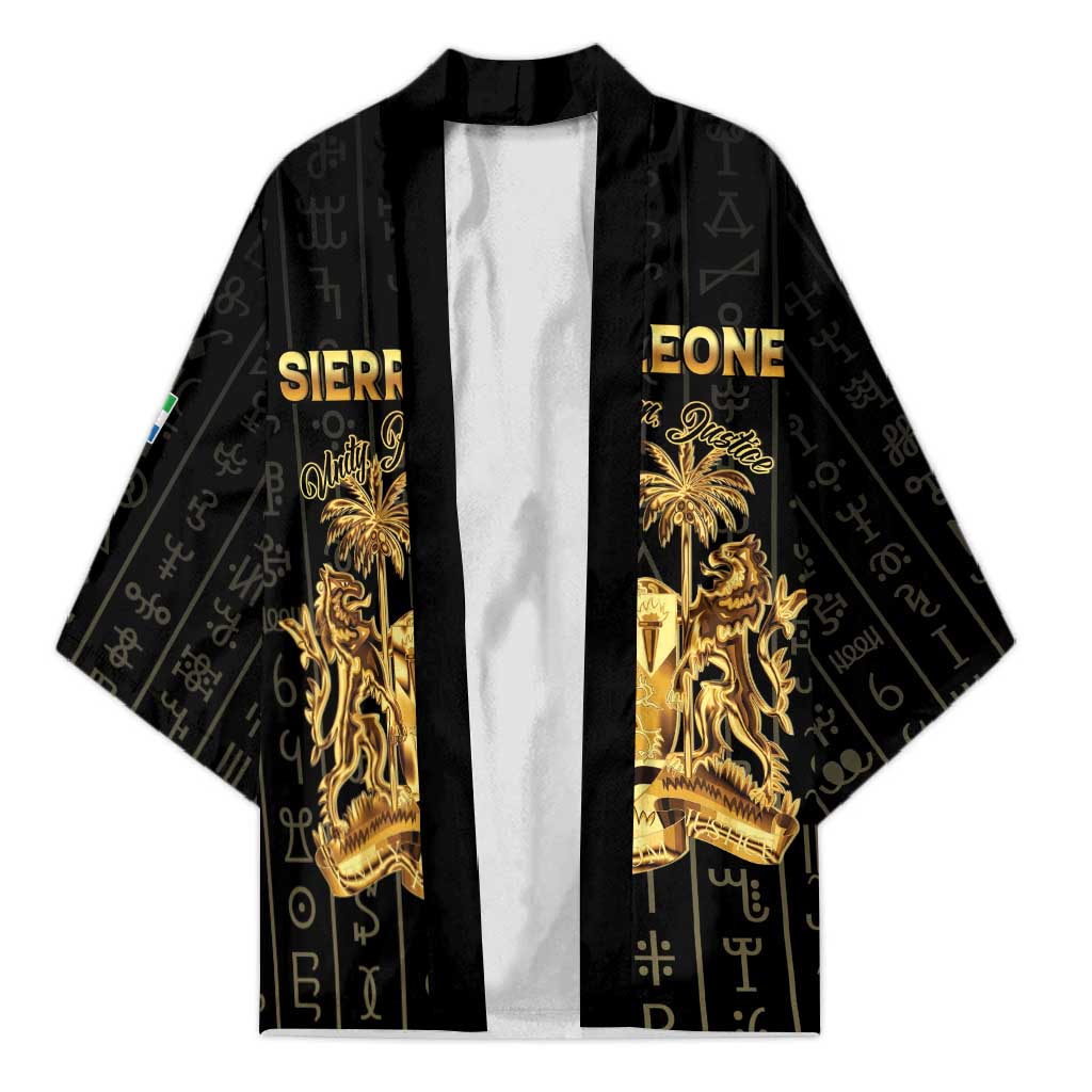 Personalized Sierra Leone Vai Syllabary Vertical Pattern Kimono