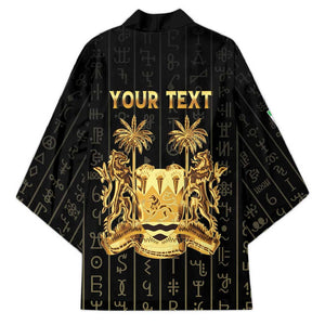 Personalized Sierra Leone Vai Syllabary Vertical Pattern Kimono