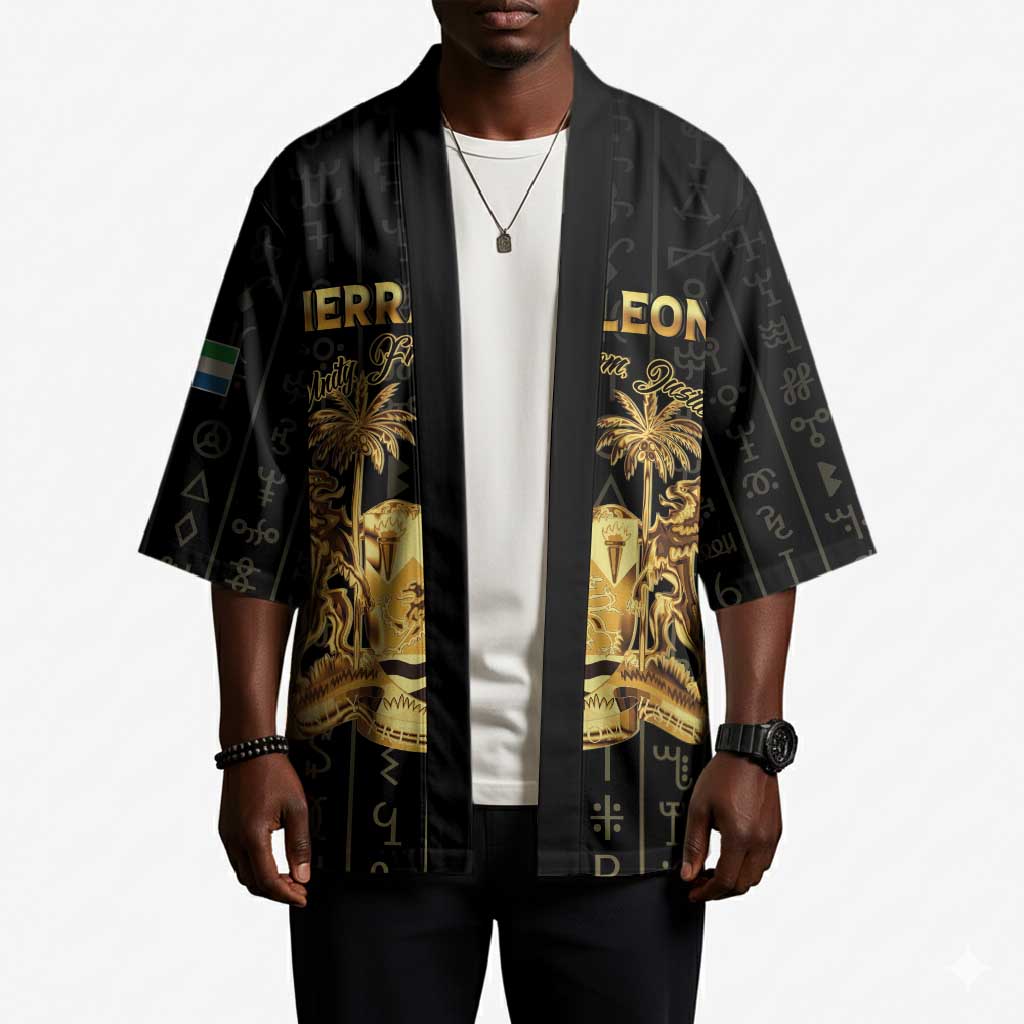 Personalized Sierra Leone Vai Syllabary Vertical Pattern Kimono